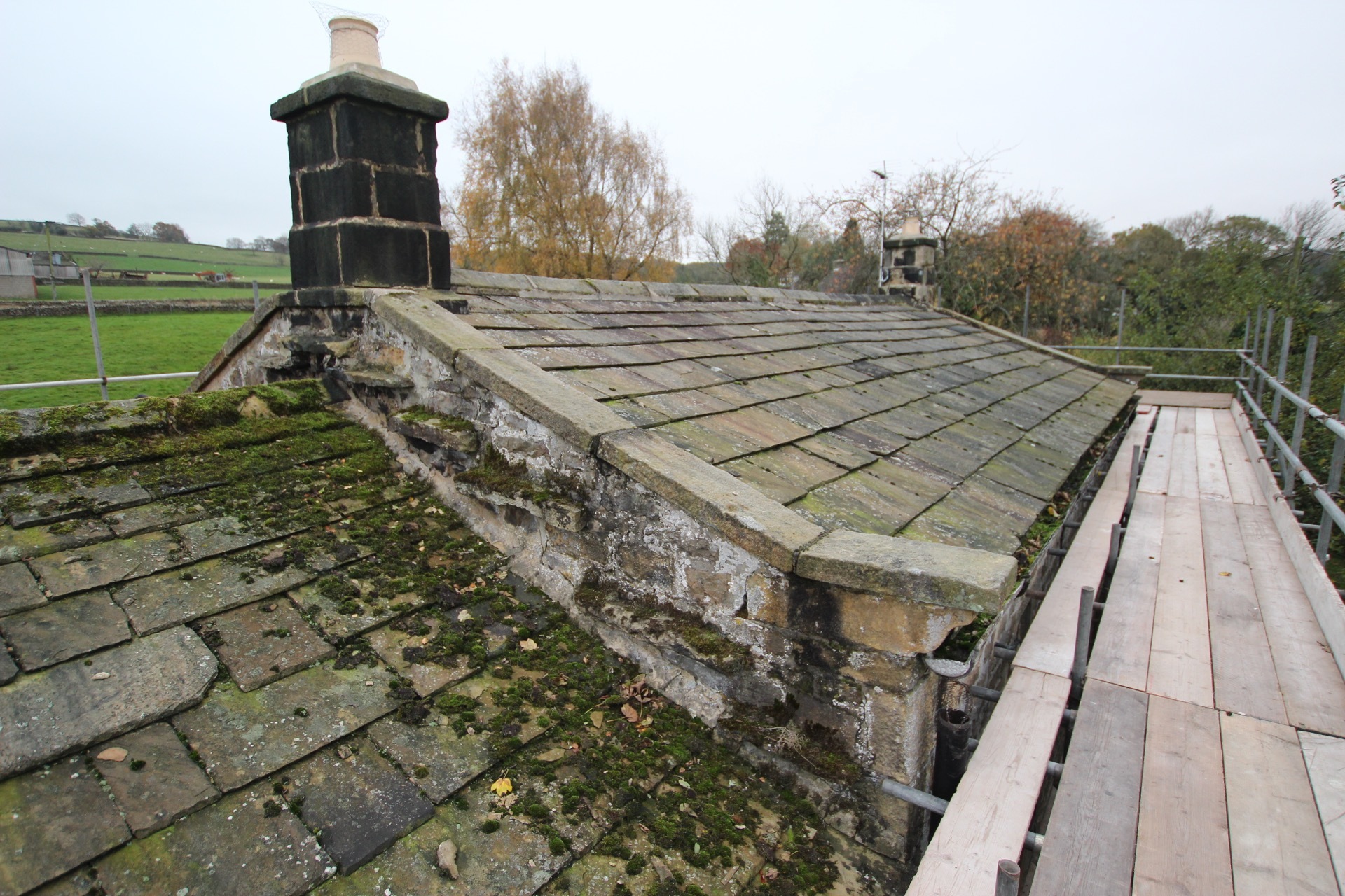 Roof before repairs